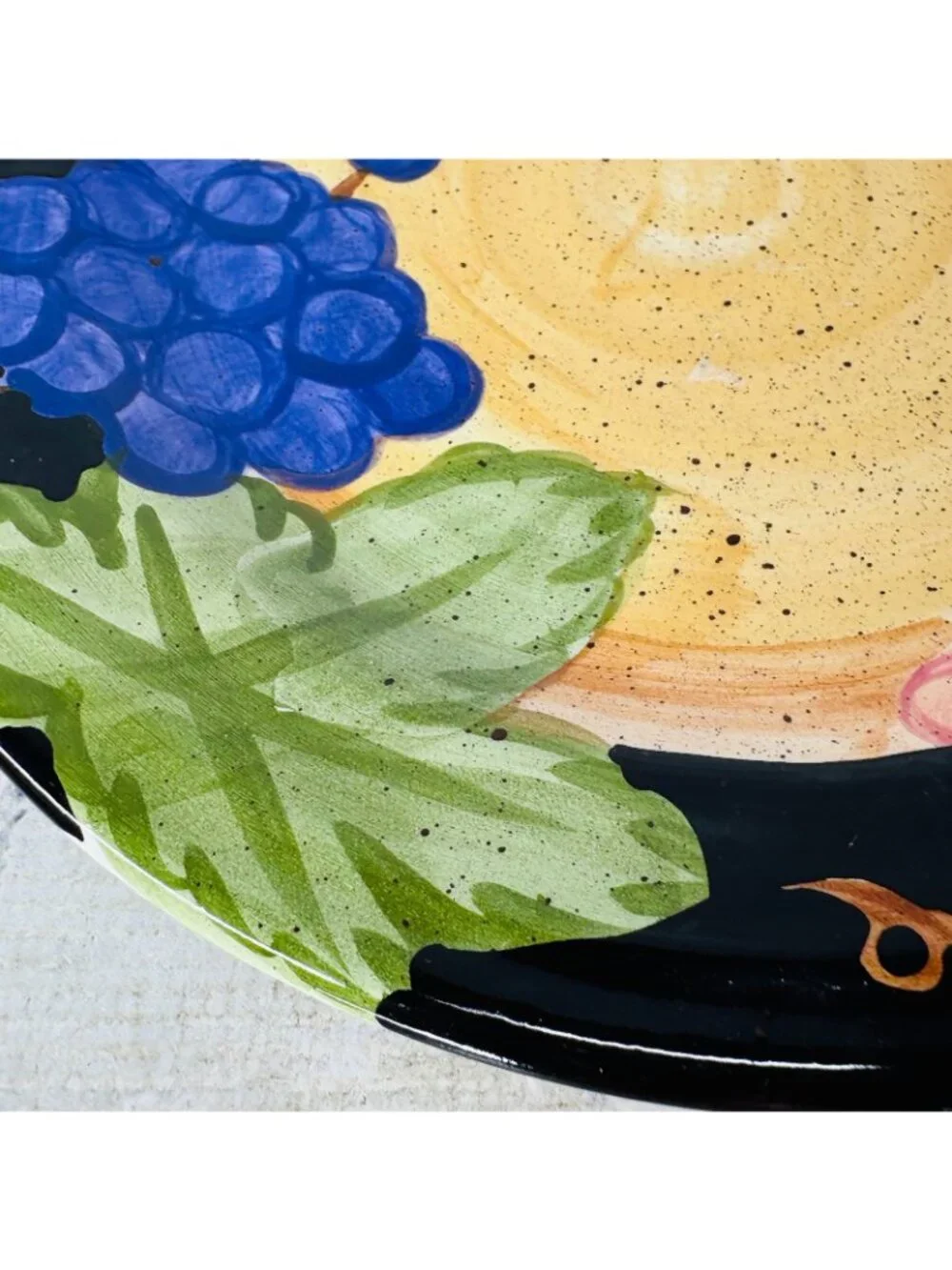 Culinary Arts Studio Collection VINTAGE GRAPE Stoneware 11